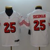 San Francisco 49ers Richard Sherman #25 2020 Nfl White Jersey Jersey - Robokeg