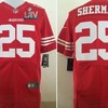 San Francisco 49ers Richard Sherman #25 Super Bowl Liv 2020 Nfl Red Jersey Jersey - Robokeg