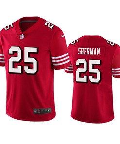 San Francisco 49ers Richard Sherman Red Vapor Limited Jersey - Robokeg