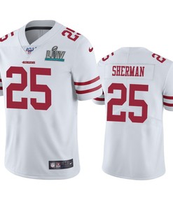 San Francisco 49ers Richard Sherman White Super Bowl Liv Vapor Limited Jersey - Robokeg