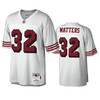 San Francisco 49ers Ricky Watters White Legacy Replica Jersey - Robokeg