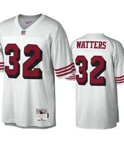 San Francisco 49ers Ricky Watters White Legacy Replica Jersey - Robokeg