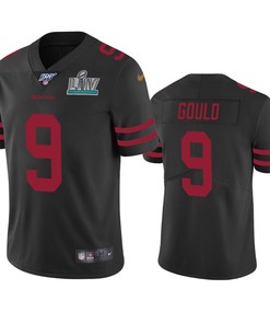 San Francisco 49ers Robbie Gould Black Super Bowl Liv Vapor Limited Jersey - Robokeg