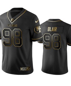 San Francisco 49ers Ronald Blair Black Golden Edition 2019 Vapor Untouchable Limited Jersey - Mens - Robokeg