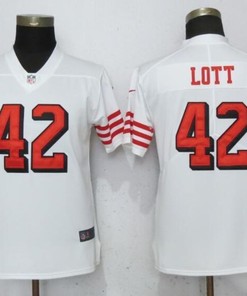 San Francisco 49ers Ronnie Lott # 42 2020 Nfl White Jersey Jersey - Robokeg