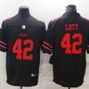 San Francisco 49ers Ronnie Lott #42 Nfl 2020 Black Jersey - Robokeg
