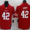 San Francisco 49ers Ronnie Lott #42 Nfl 2020 Red Jersey - Robokeg