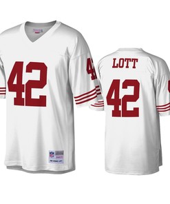 San Francisco 49ers Ronnie Lott White Legacy Replica Jersey - Robokeg