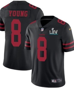 San Francisco 49ers Steve Young #8 2020 Nfl Black Jersey Jersey - Robokeg