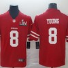 San Francisco 49ers Steve Young #8 2020 Nfl Red Jersey Jersey - Robokeg
