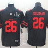 San Francisco 49ers Tevin Coleman #26 2020 Nfl Black Jersey Jersey - Robokeg