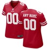 San Francisco 49ers Womens Custom Game Jersey Scarlet Custom Jerseys Nfl - Robokeg