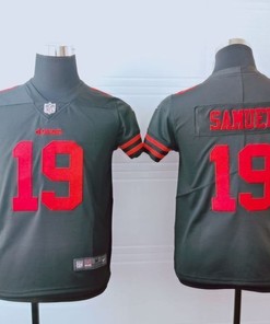 San Francisco 49erss Samuel #19 Nfl 2020 Dark Grey Jersey - Robokeg