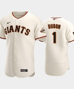 San Francisco Giants 1 Mauricio Dubon Cream Home Jersey - Robokeg