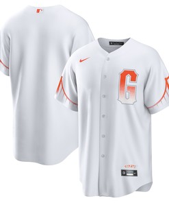 San Francisco Giants 2021 City Connect Replica Jersey - White Mlb - Robokeg