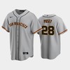 San Francisco Giants 28 Buster Posey Gray Road Jersey - Robokeg