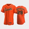San Francisco Giants 29 Jeff Samardzija Alternate Jersey Orange Jersey - Robokeg