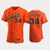 San Francisco Giants 34 Kevin Gausman Alternate Jersey Orange Jersey - Robokeg