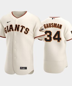 San Francisco Giants 34 Kevin Gausman Cream Home Jersey - Robokeg