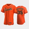 San Francisco Giants 35 Brandon Crawford Alternate Jersey Orange Jersey - Robokeg