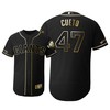 San Francisco Giants #47 Johnny Cueto Mlb 2019 Golden Brandedition Black Jersey Gift For Giants Fans - Robokeg