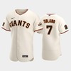 San Francisco Giants 7 Donovan Solano Cream Home Jersey - Robokeg
