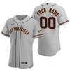 San Francisco Giants Active Player Custom Gray Flex Base Stitched Jersey - Robokeg