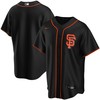 San Francisco Giants Alternate Replica Team Jersey - Black Mlb - Robokeg