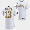 San Francisco Giants Austin Slater 13 2022-23 All-Star White Jersey Men - Robokeg