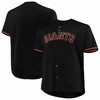 San Francisco Giants Big And Tall Pop Fashion Jersey - Black - Robokeg