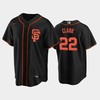 San Francisco Giants Black Alternate 22 Will Clark Jersey - Robokeg