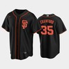 San Francisco Giants Black Alternate 35 Brandon Crawford Jersey - Robokeg