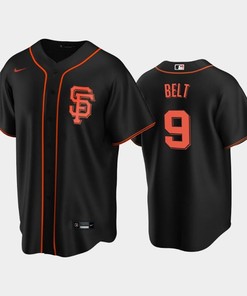 San Francisco Giants Black Alternate 9 Brandon Belt Jersey - Robokeg