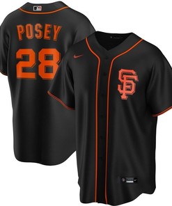 San Francisco Giants Buster Posey #28 2020 Mlb Black Jersey - Robokeg