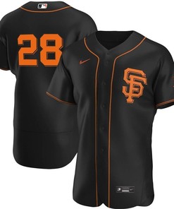 San Francisco Giants Buster Posey #28 Mlb 2020 Black Jersey - Robokeg