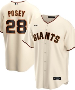 San Francisco Giants Buster Posey #28 Mlb 2020 White Jersey - Robokeg