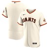 San Francisco Giants Home Authentic Team Logo Jersey - Cream Mlb - Robokeg