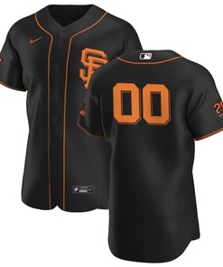 San Francisco Giants Mlb 2020 Personalized Custom Black Custom Jersey - Robokeg