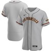 San Francisco Giants Road Authentic Team Jersey - Gray Mlb - Robokeg