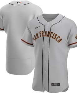 San Francisco Giants Road Authentic Team Jersey - Gray Mlb - Robokeg