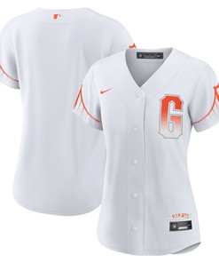 San Francisco Giants Womens 2021 City Connect Replica Jersey - White Mlb Ver 1 - Robokeg