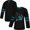 San Jose Sharks Adidas Alternate Authentic Jersey - Black Nhl - Robokeg