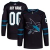 San Jose Sharks Adidas Alternate Primegreen Authentic Pro Custom Jersey - Black Custom Jerseys Nhl - Robokeg