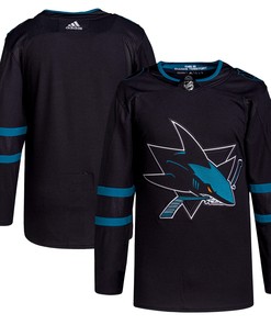 San Jose Sharks Adidas Alternate Primegreen Authentic Pro Jersey Black Nhl - Robokeg
