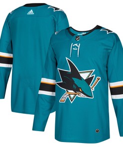 San Jose Sharks Adidas Home Authentic Blank Jersey Teal Nhl - Robokeg