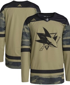 San Jose Sharks Adidas Military Appreciation Team Authentic Practice Jersey - Camo Nhl - Robokeg