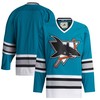 San Jose Sharks Adidas Team Classics Authentic Blank Jersey - Teal Nhl - Robokeg