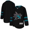 San Jose Sharks Alternate Premier Blank Jersey Black Nhl - Robokeg