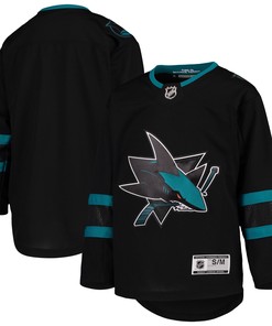 San Jose Sharks Alternate Premier Blank Jersey Black Nhl - Robokeg