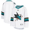 San Jose Sharks Away Replica Jersey - White Nhl - Robokeg